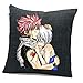 Etruke Anime Fairy Tail Erza Scarlet Gray - Cojín de Almohada para sofá, Doble Cara