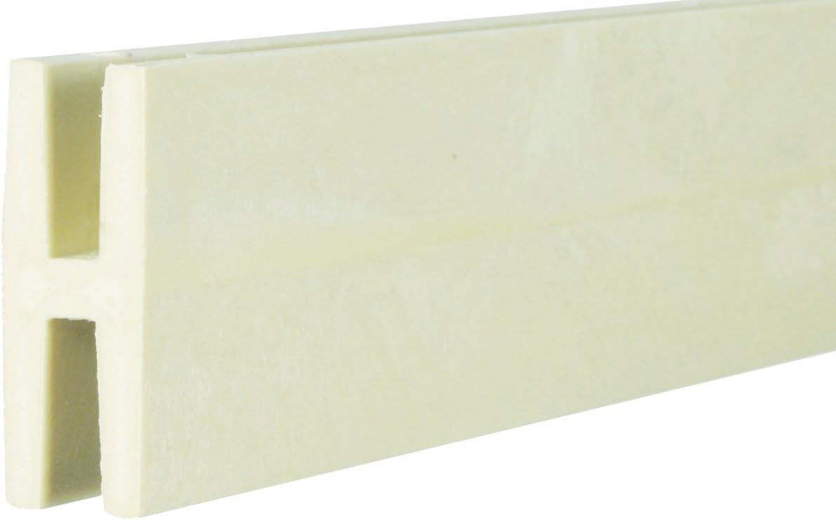 Veranda 3/4 in. x 1/2 in. x 8 ft. White Plastic Lattice Divider