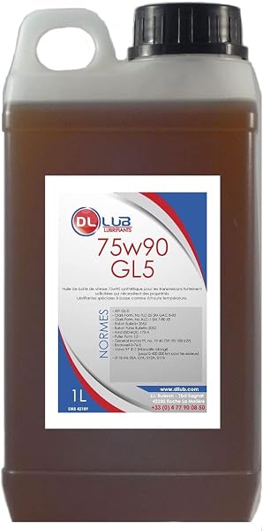 DLLUB - HUILE BOITE A VITESSE SYNTHÉTIQUE 75W90 GL5-2 litres - 3