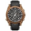 Bulova Men’s Icon High Precision Quartz Chronograph Watch, Curved Mineral Crystal, 300m Water Resistant, Continous…