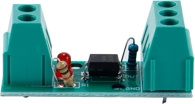 2 PCS Optical Isolator Module, Optocoupler 3V-5V12V/24V,5KHz 1 Channel Insulated Current Transformer Board PC817 EL817 PLC Processors