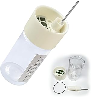 Aviation Fuel Testing Jar for Fuel Sump Aviation, Fuel Pressure Tester, The Octane Tester is Used to Separate Water and impurities and Recover Fuel (Clear)