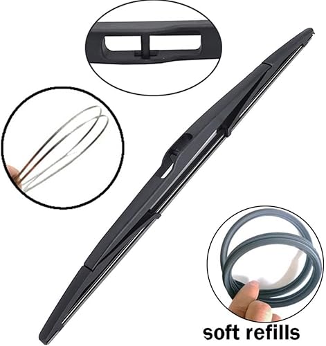 Miniatura 4 de Juego de limpiaparabrisas delantero y trasero compatible con Renault Megane Sport Tourer 3 2008-2016 parabrisas ventana 24 16 pulgadas 14 pulgadas