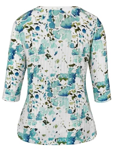 Image of JomeDesign Sweaters for Women 3 /4 Sleeve Tops Round Neck Loose Casual Blouses