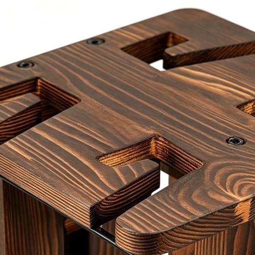 Support de canne à pêche réglable en bois avec modules portables - 8