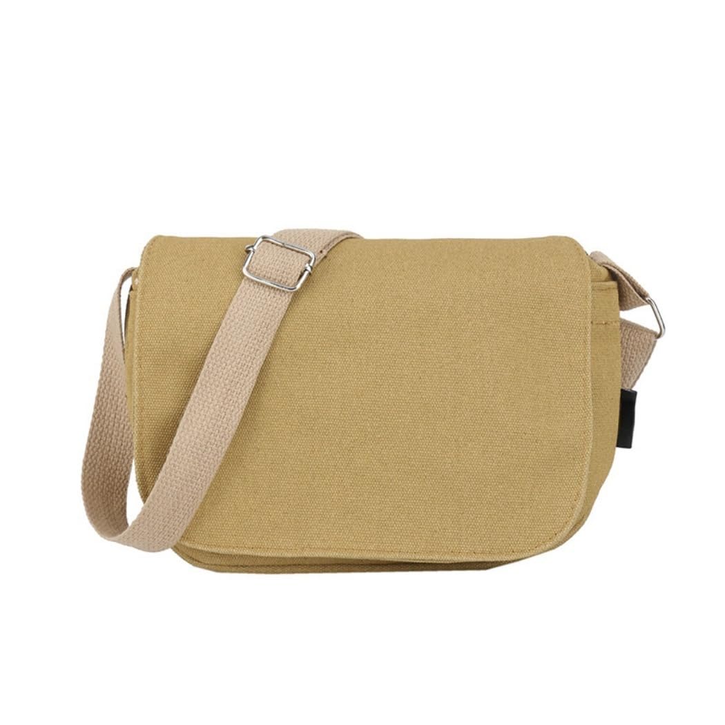 oukesin Kleine Umhängetasche aus Canvas für Damen für den Alltag, 054Khaki