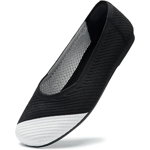 Bacia Women Flats Shoes Square Toe Ballet Flats Washable Fashion Two Toned Casual Office Shoes