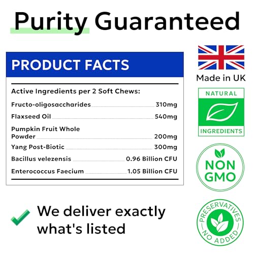 Advanced Dog Probiotics for Gut Health - Made in the UK - Pre, Post & Probiotic Treats - Dogs Digestive Health Sensitive Tums Support - All Breeds & Ages - Probiotics for Dogs (60 Ct) - Image 6