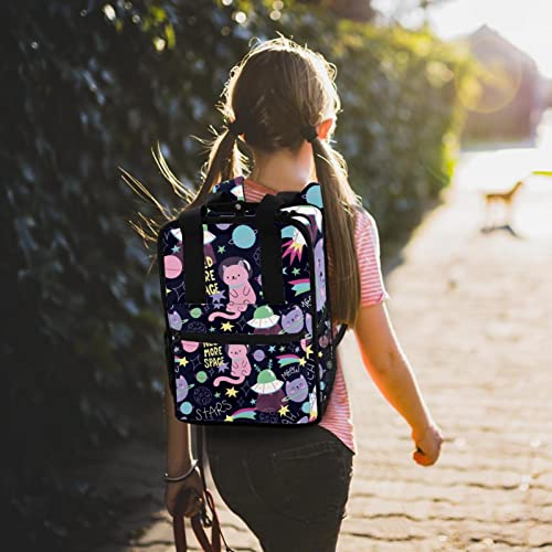 Sac à dos pour garçons imprimé notes de musique avec sangles ajustables - 7