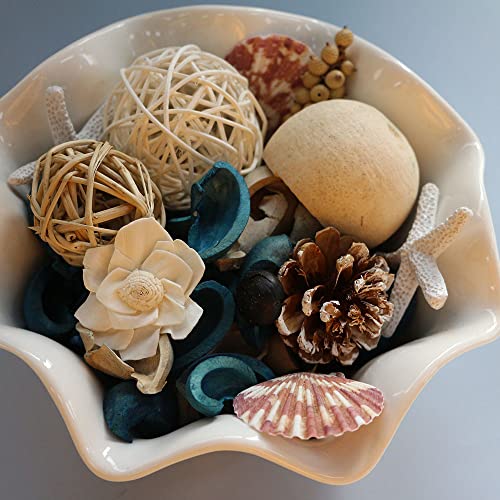 image for Qingbei Rina Blue Potpourri Bags,Ocean Breeze Scented Potpourri Bowl F
