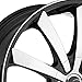 VCT V48 Сustom Wheel - Machined Black with Machined Face 22