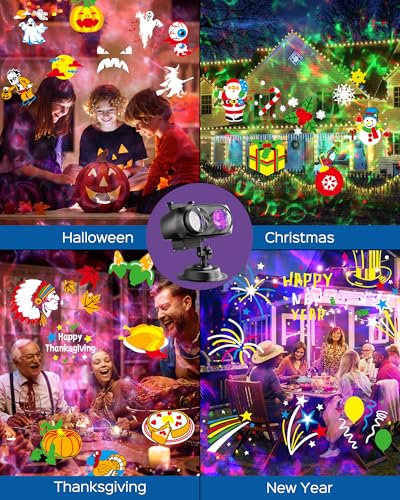 Jackyled JKDP02 Christmas Halloween Projector Lights Outdoor thumb #5