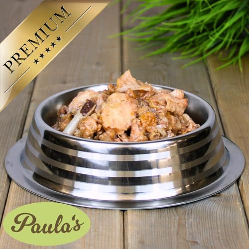 Lecker.Pet® | 24 x 400 g Lecker.Pet® Gino's, Josie's, Luna's & Paula's 100% Fleisch & Gemüse Hundefutter Nassfutter Mix - je Sorte 6 Dosen | Natürlich & ohne Zusatzstoffe | Reich an Proteinen