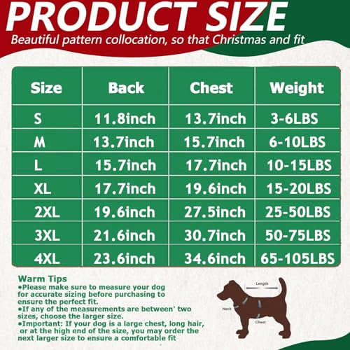 Suéter navideño para perro talla S miniatura 6
