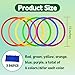 96 Pack Agility Rings 15 Inch Speed Training Hopscotch Rings Plastic Circle Jumping Hoops Agility Hurdles for Athlete Exercise Soccer Football Gymnastics Games Practice Footwork Training