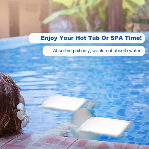 DEEPLITE Hot Tub Scum Absorber, SPA Oil Absorbing Accessories Scum Sponge for Hot Tubs, Swimming Pools - 2Pack - Thumbnail 4