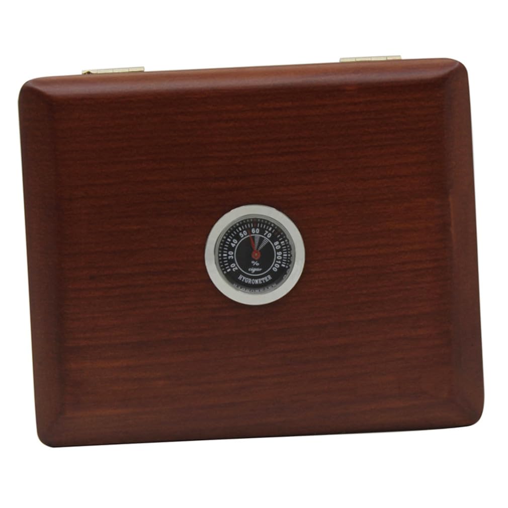 Scatola Porta Ance per Oboe in Legno 5 Pezzi con Igrometro | Contenitore Compatto, Accessorio Incluso, Struttura Semplice e Affidabile, Facile da Trasportare