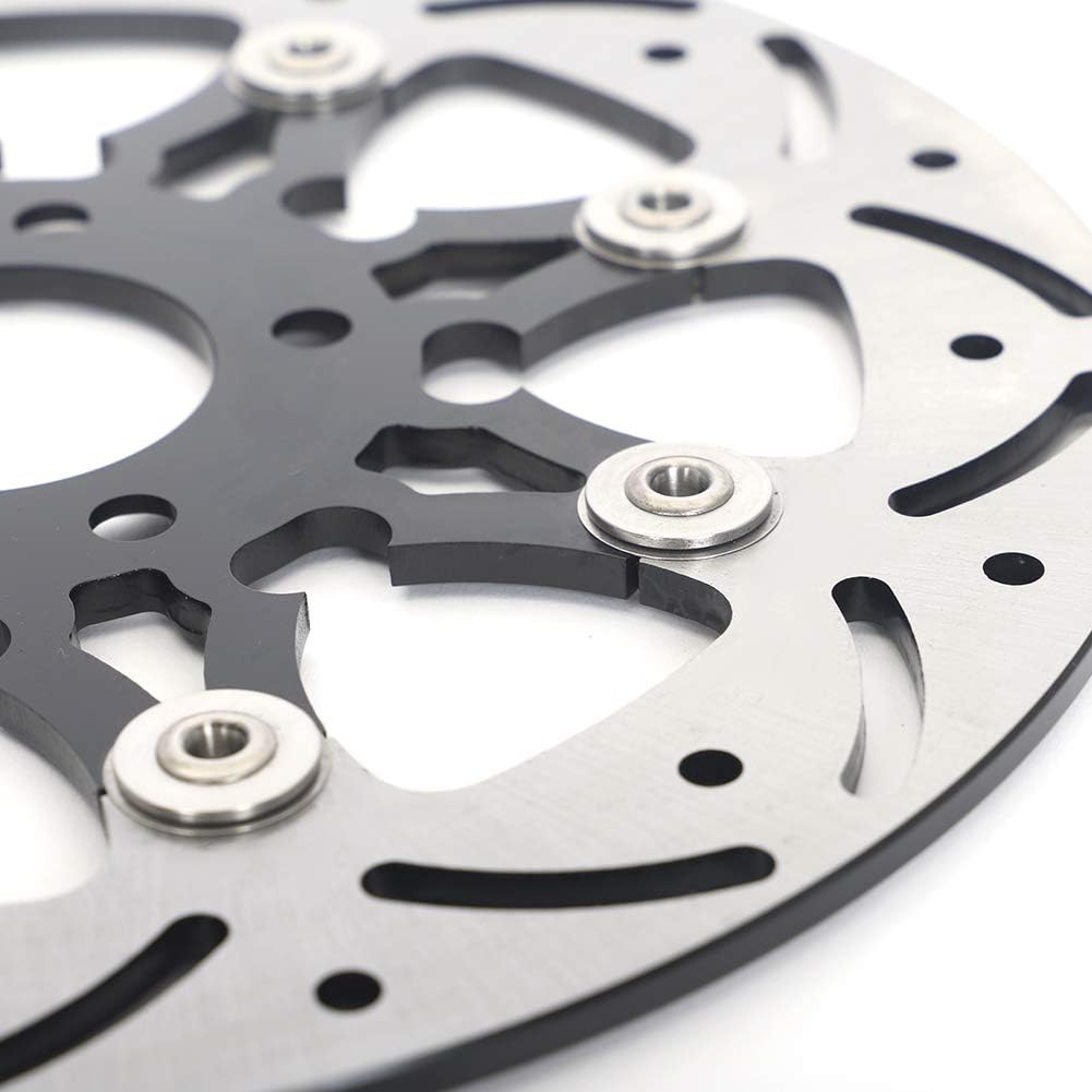 TOFR 11.5" Floating Rear Brake Rotors Discs for Harley TOURING Electra Glide Road King Road Glide 2000-2007 SOFTAIL Heritage Classic Fat Boy Softial Slim Low Rider Softail Standard 2018-2023
