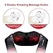 Misiki Neck Massager, Shiatsu Back and Shoulder Massager with Heat, Deep Kneading Massage for Back Neck Shoulder Legs, Muscle Relief for Home and Car, Hand Free with Long Strap