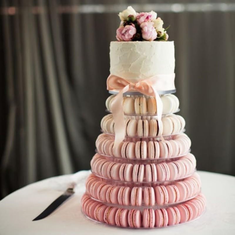 Présentoir à macarons à 6 étages pour événements spéciaux, mariages et fêtes d'anniversaire