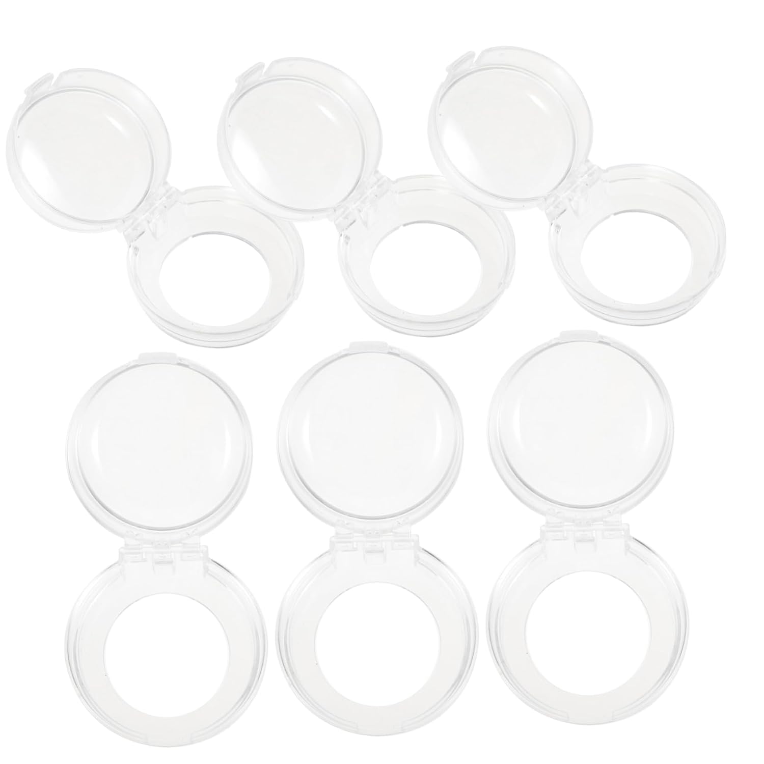 6Pcs Transparent Oven Knob Covers for Safety Gas Stove Knob Guards Easy Install Protector for Induction Cookers Washing Machines and Home Appliances Family Safety