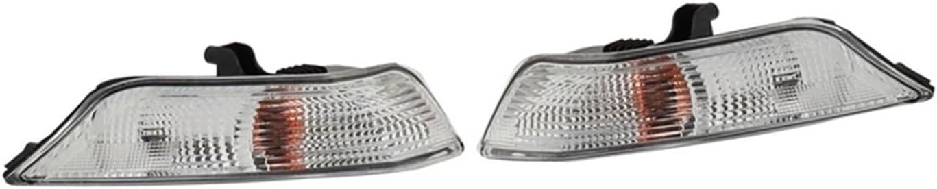 Car Front Bumper Corner Turn Signal Lights Compatible with Mustang 2015-2017 Headlights Indicator Lamp with Bulbs Replacement