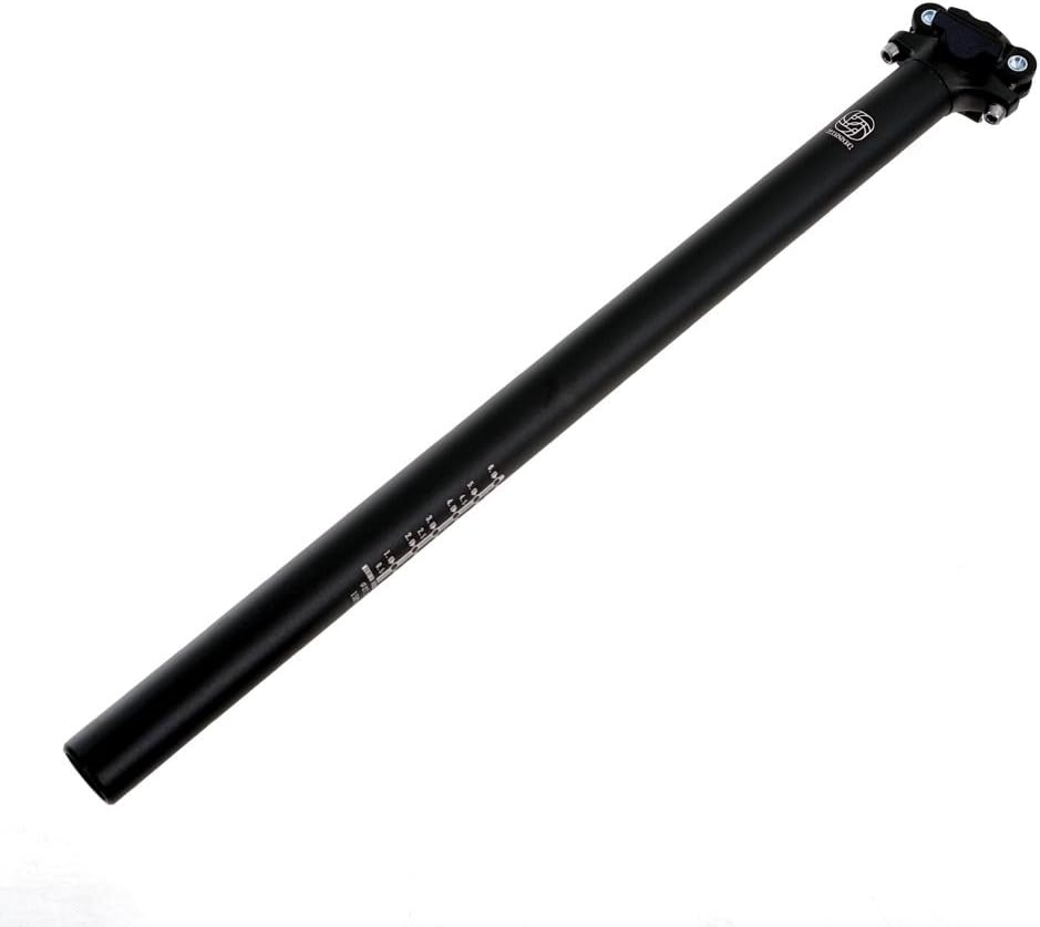 Gusset Lofty 450mm Extra Long Seatpost Black - Black, 27.2mm