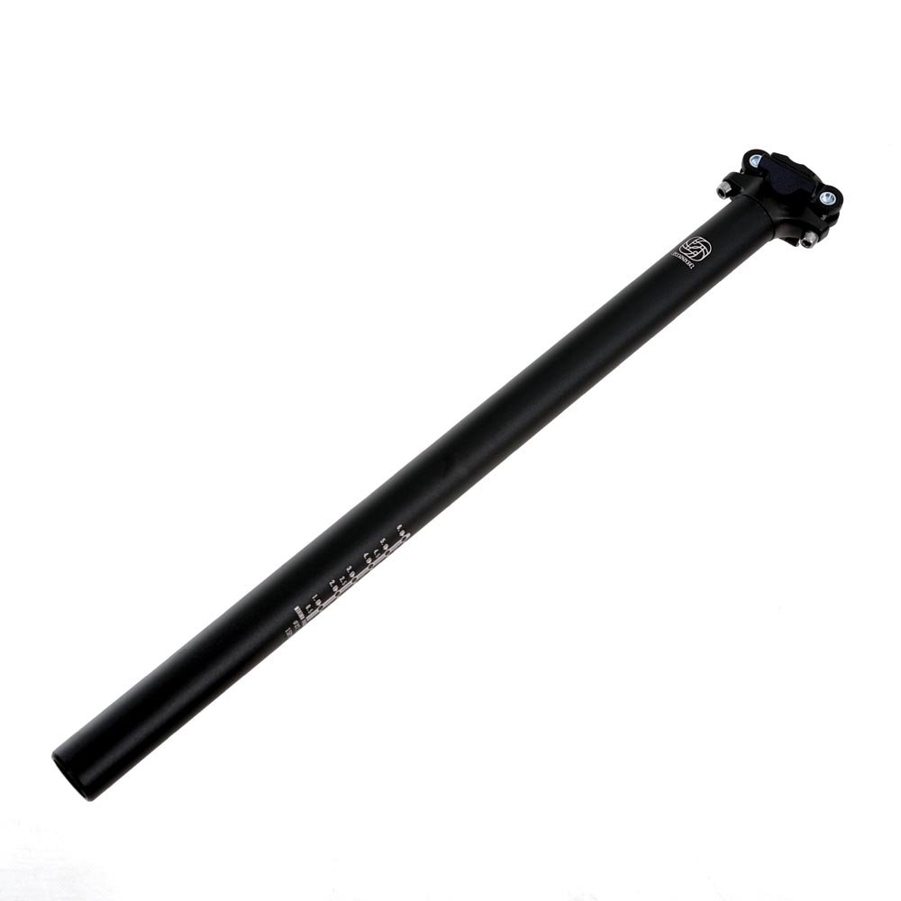 Gusset Lofty 450mm Extra Long Seatpost Black - Black, 27.2mm