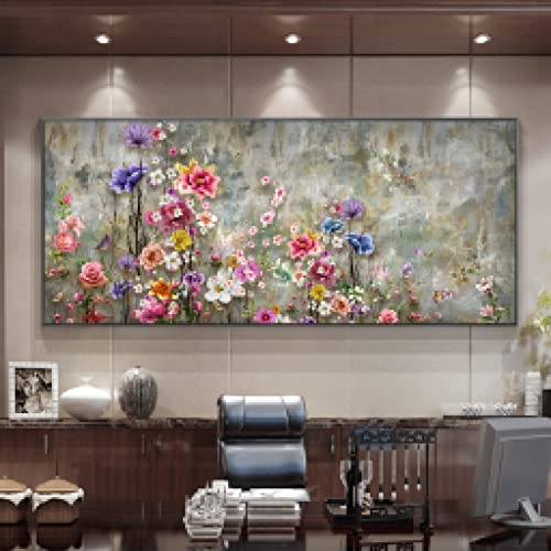 Toile fleur arbre de printemps pour réveiller un mur blanc et illuminer une pièce sombre