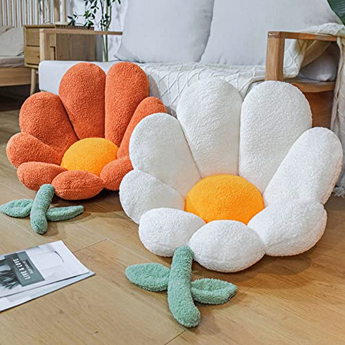 Cavzcbty Flower Floor Pillow Seating Cushion, 25.6"X 24.4" Cute Flower-Shaped Pillow Cushion, Daisy Room Decor Throw Pillow, Leisure And Comfortable Plush Pillow For Sofa Chair Reading (Pink) #TOP7