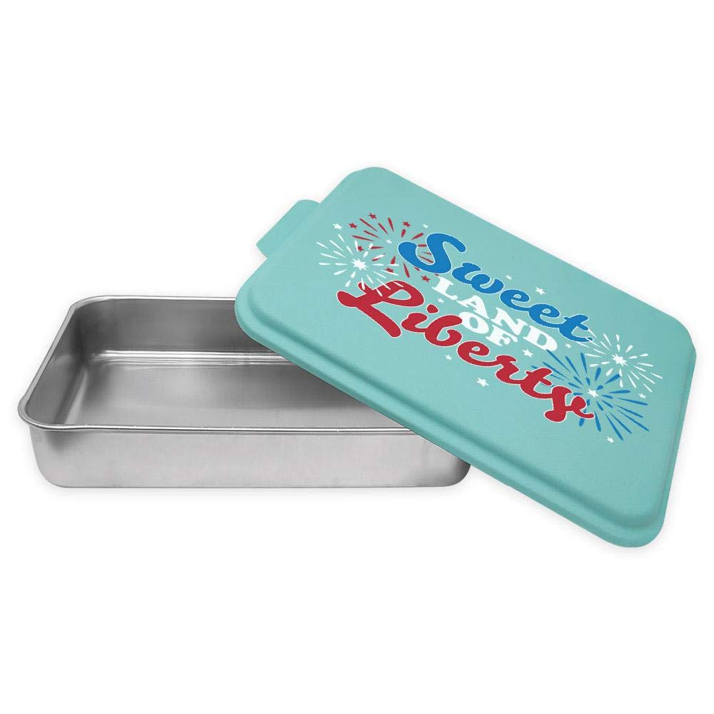 TeesAndTankYou Sweet Land of Liberty Aluminum Cake Pan 9