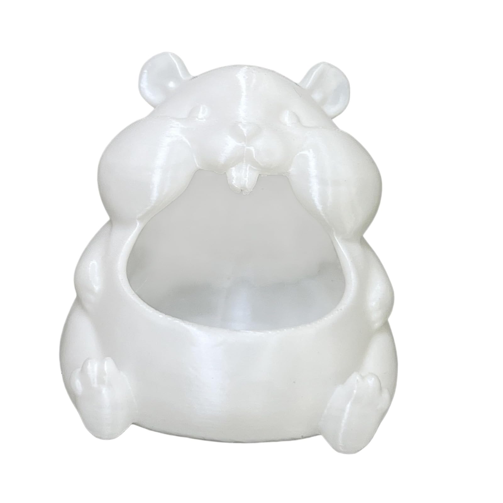 Linvimia White And Practical Hamster Desktop Organizers Offices Accessory Designed To Store Candy Or Tiny Objects In Bright Color Multifunctional Desktop Organizers