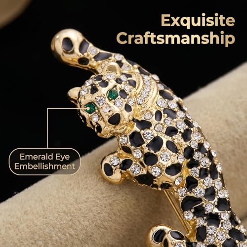 Image of Animal Brooch for Men Vintage Metal Wildlife Lapel Pin Suit Jacket Badge Fashion Accessories for Men