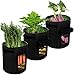 Produktbild SUPTEMPO Pflanztasche, Kartoffel Pflanzsack Atmungsaktiv Pflanzbeutel mit Fenster, Tragegriffen, 3er Pack