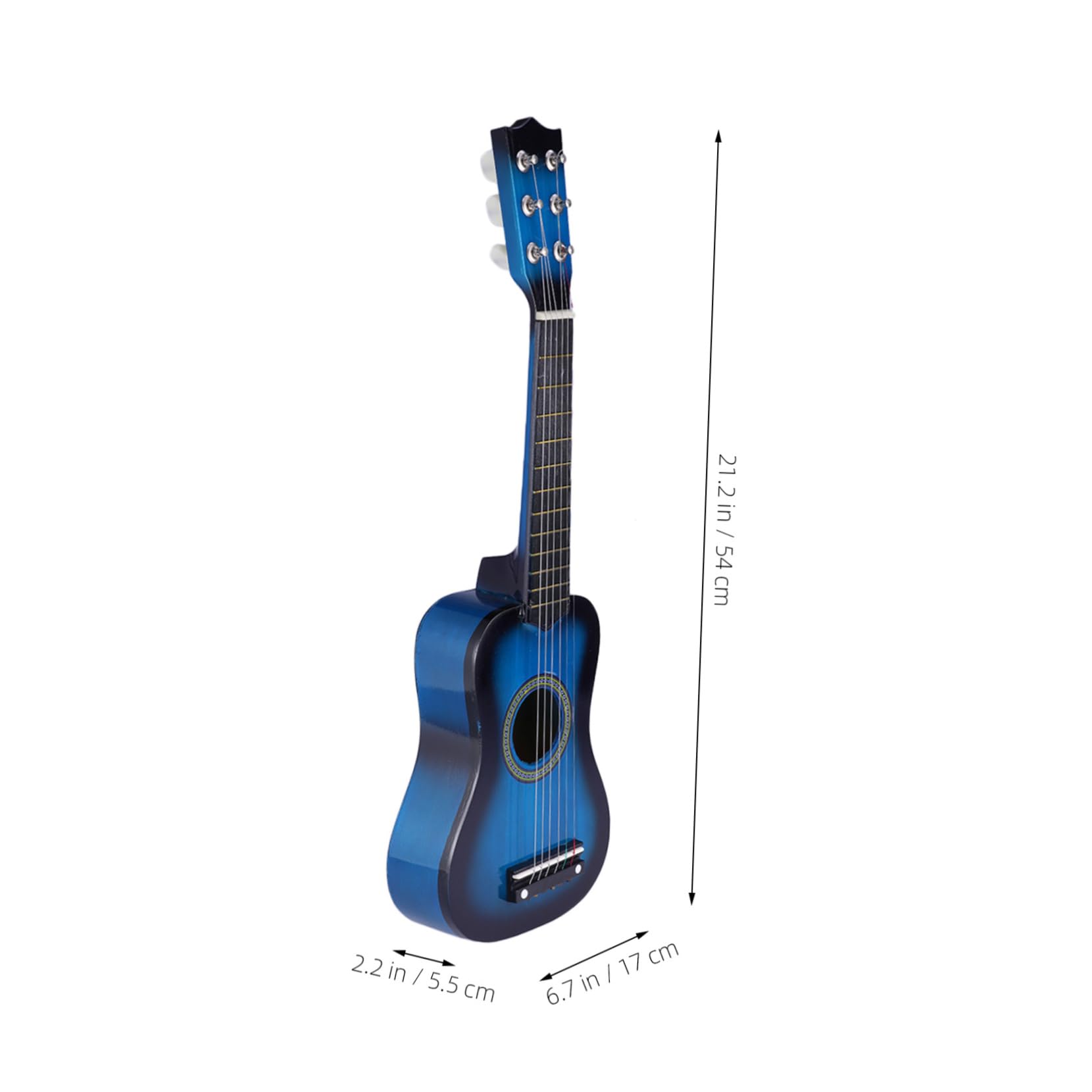 Chitarra per Bambini 21 Pollici in Legno per Piccoli | Acustica, Formato Portatile Compatto, Regalo Creativo dal Feeling Delicato