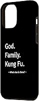 Vista 2 de Funda de Kung Fu para iPhone 13 Pro Max Cristiana Fe Jesús Cristianismo Dios Familia