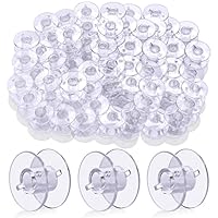 50 Pcs Bobbins for Singer，Bobbin for Brother Sewing Machine，Janome Sewing Machine Bobbins, Sewing Machine Bobbins, Plastic Bobbins with Case, Sewing Machine Accessories