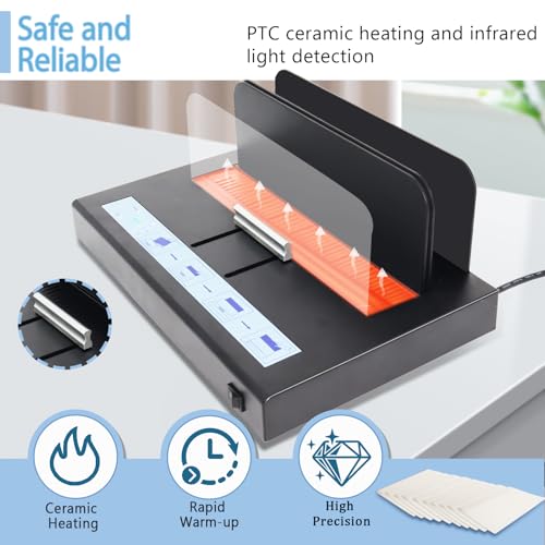 image for Hoqqf Thermal Binding Machine 500 Sheets Capacity Book Binding Materia