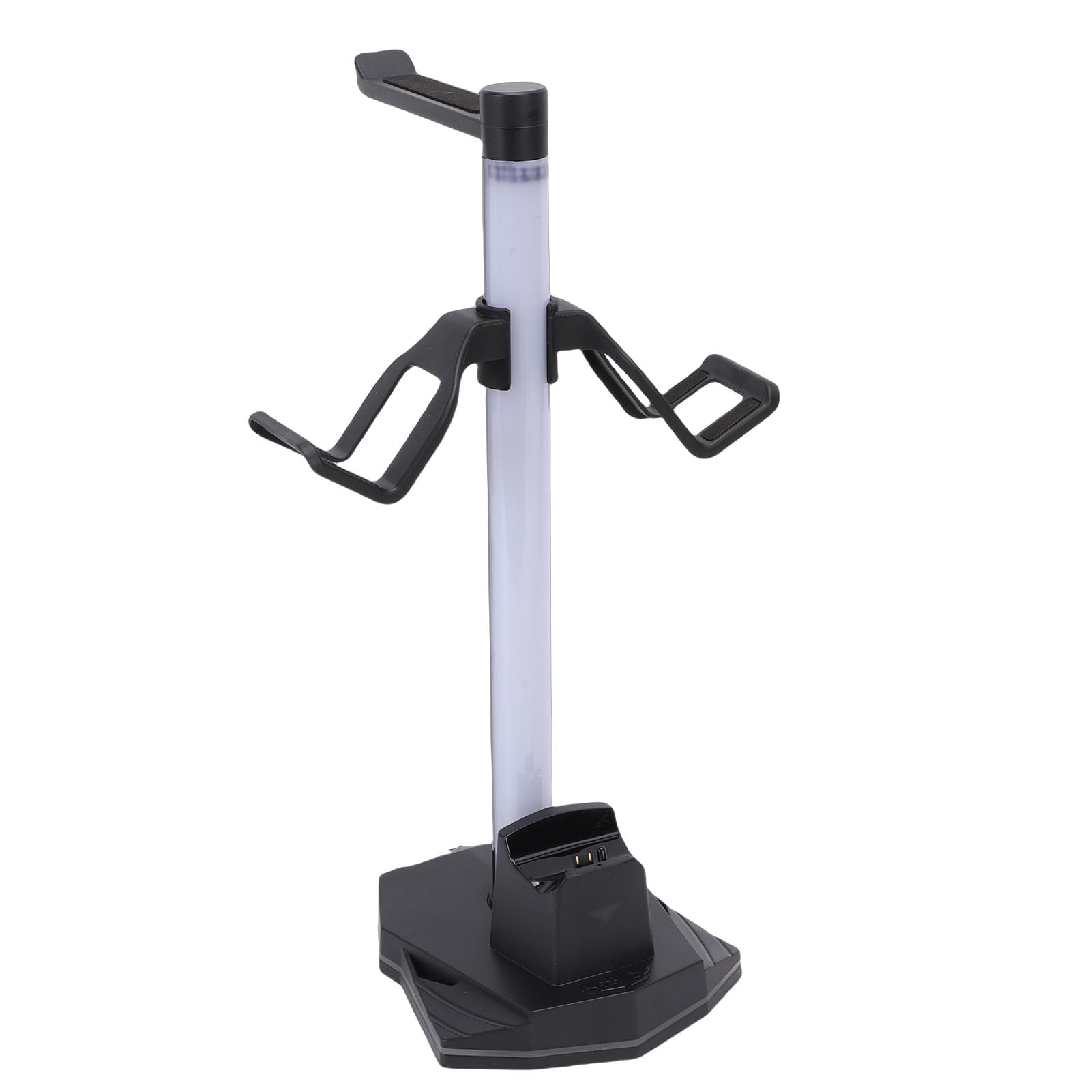 Focket Supporto per Cuffie da Gioco, Stazione di Ricarica Controller RGB