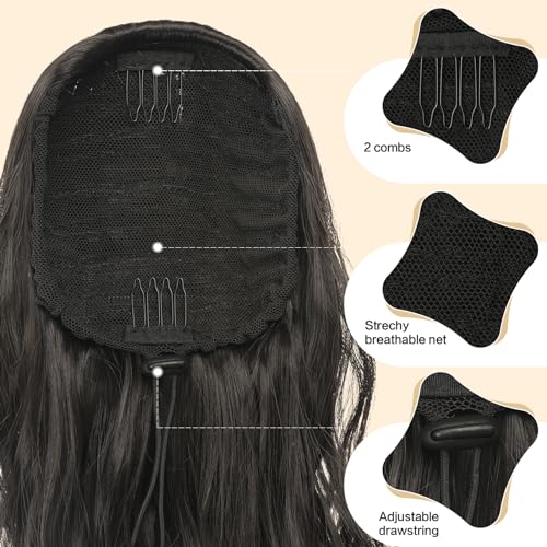 FESHFEN Ponytail Extensions - Image 3