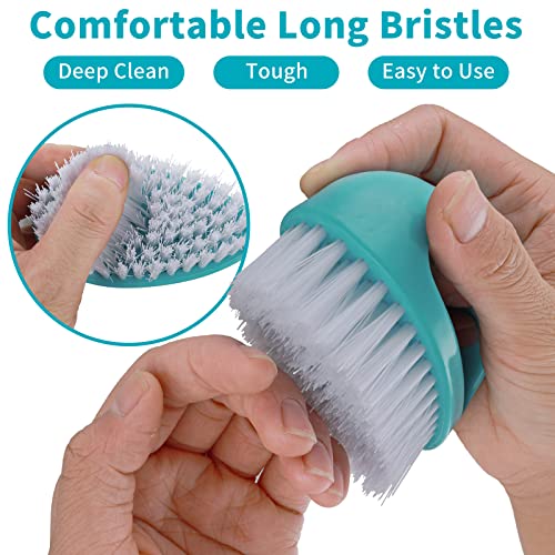 Cobee 2 Pack Hand Nail Brush For Cleaning Fingernails Durable Stiff Bristles Nail Scrub Brush Cleaner With Handle Heavy Duty Deep Nail Cleaning Scrubber For Fingernails Toes Men Mechanics Gardeners #TOP5