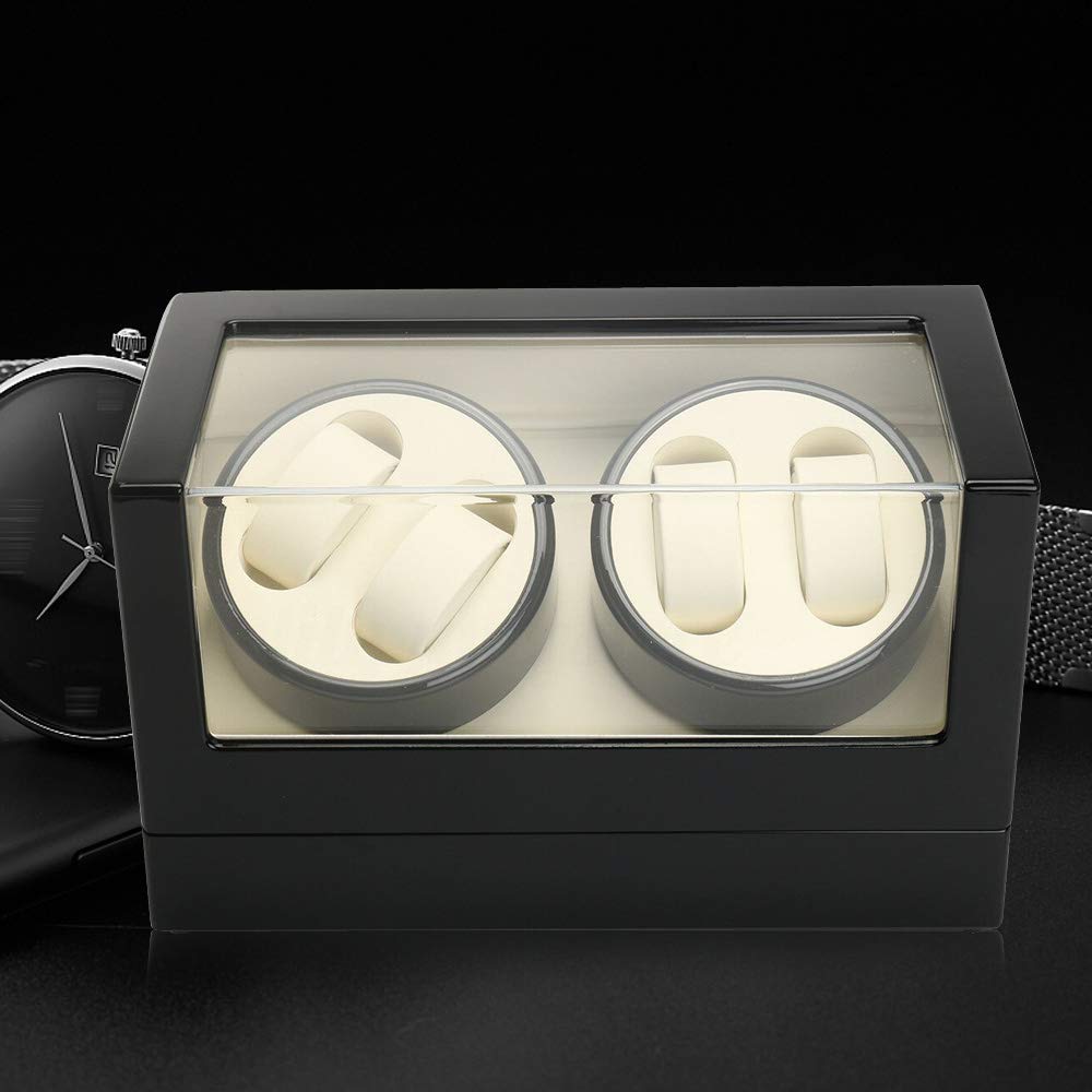 Automatische Uhrenbeweger Box, 4+0 HOL Beweger Uhrenbox Automatikuhren Watch Winder Aufladung 34 * 20 * 18cm