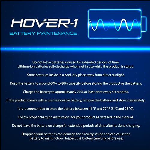 Image of Hover-1 My First Self Balancing Scooter for Kids with 5 mph Max Speed, Dual 150W Motors, 6.3 inch Tires, 3 Miles Max Range, and LED Headlights