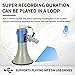 B S 50W Professional USB Megaphone with Siren,1200 Yards Detachable Microphone,Portable Strap,240s Recording,SD Card,AUX Input for for Outdoor Events,Crowd Management,Emergencies and Police,Bluegrey