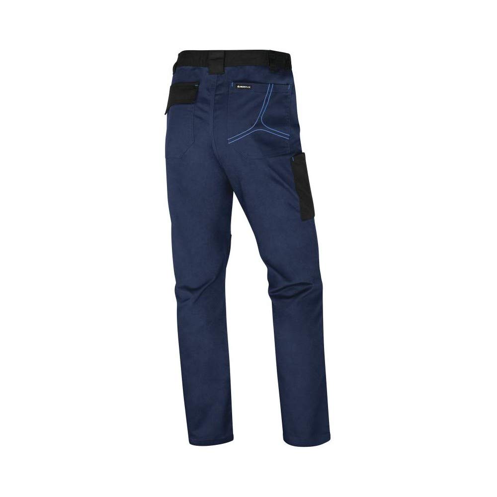 DELTAPLUS Pantalones de Trabajo Hombre, Azul-Azul Claro, 3XL