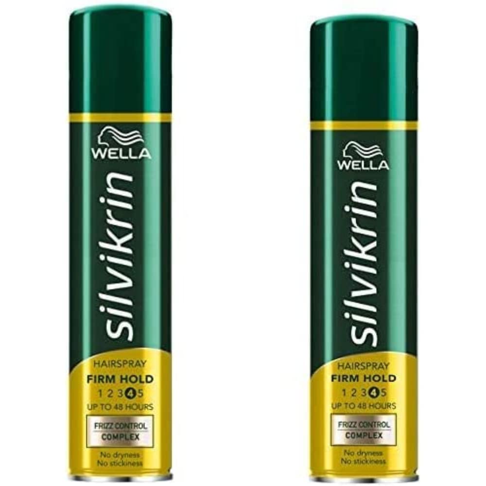 Wella Silvikrin Duo Hairspray Firm Hold 75ml & 250ml