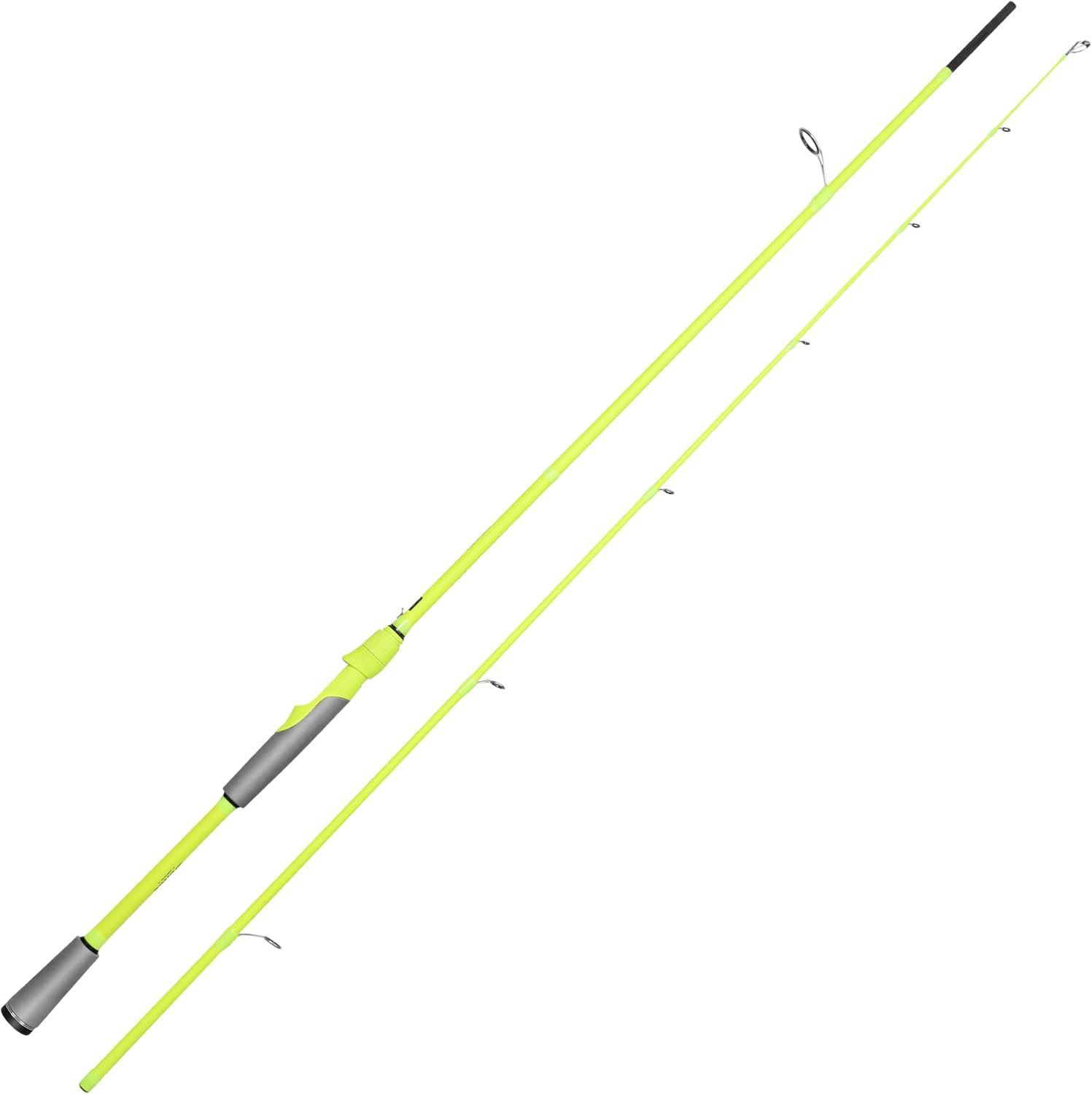 RUNCL Ultralight 2-Piece Fishing Rod (Spin/Cast), ML Power