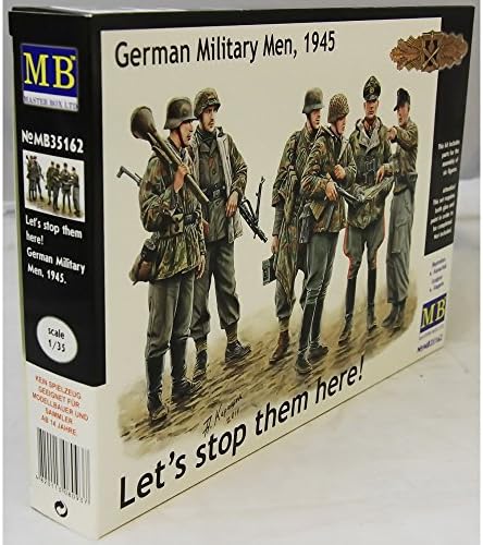 Masterbox 1:35 Scale German Soldiers, 1945 Lets Stop Them Here! Figure