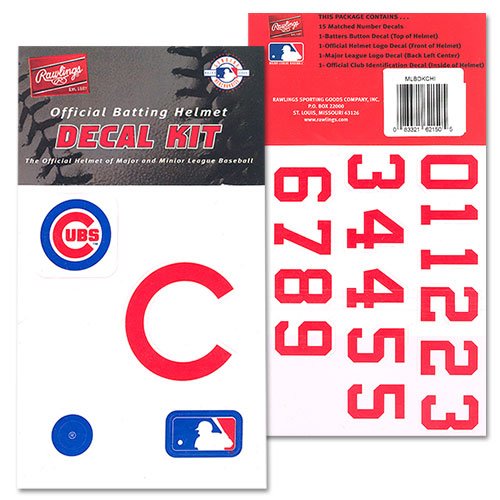 Rawlings MLB BATTING HELMET DECALS