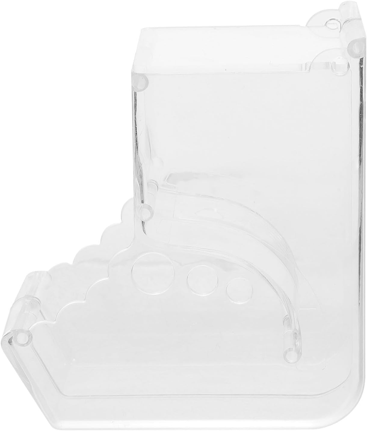 Acrylic Automatic Feeder for Small Pets with Open Top Cover